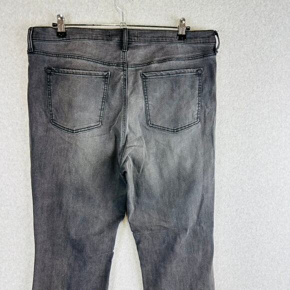 Vintage X America Womans Size 16 Bootcut Jeans Grey Denim Stretch Pockets - Picture 6 of 9